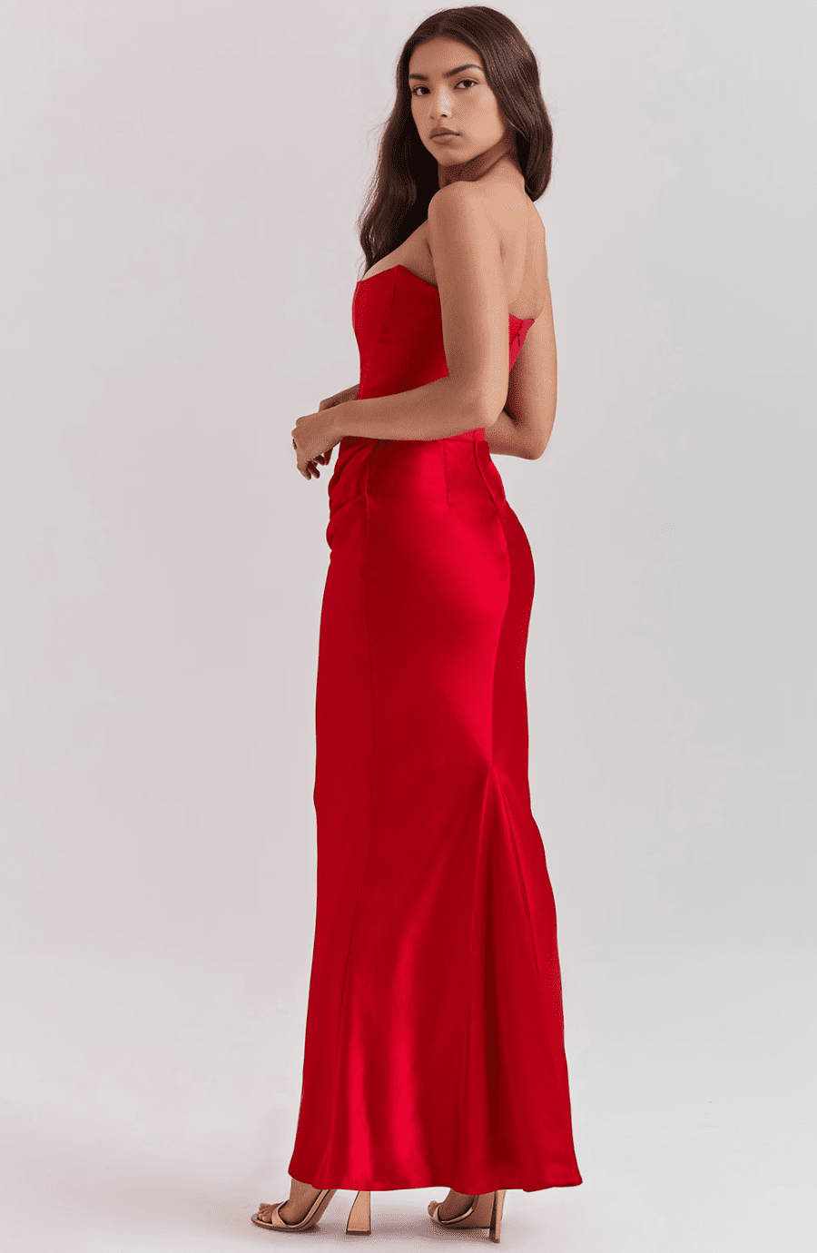 Eden | Polished Satin Gown in first_variant_option1 | Elegant Women&