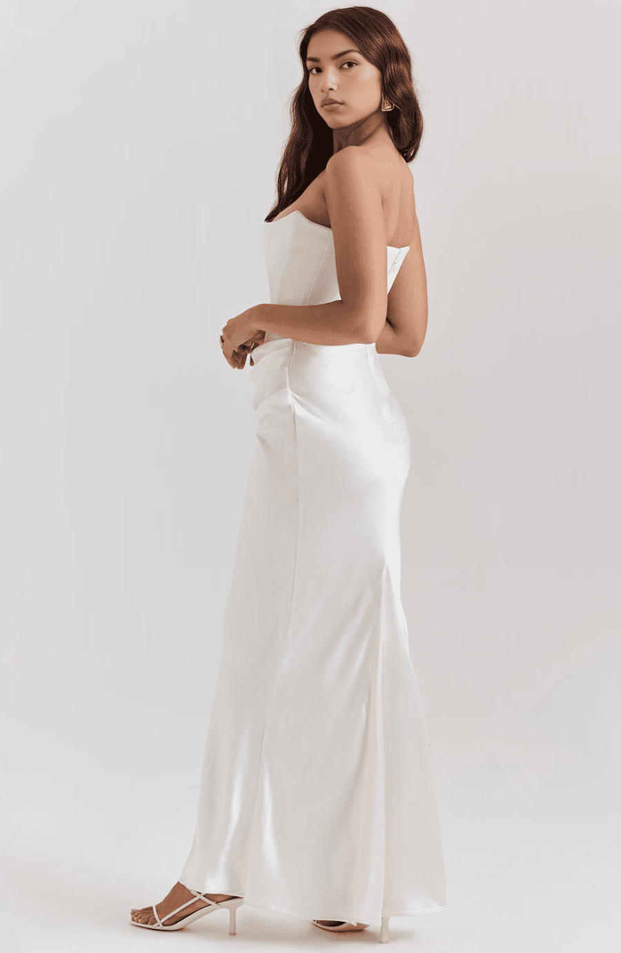 Eden | Polished Satin Gown in first_variant_option1 | Elegant Women&