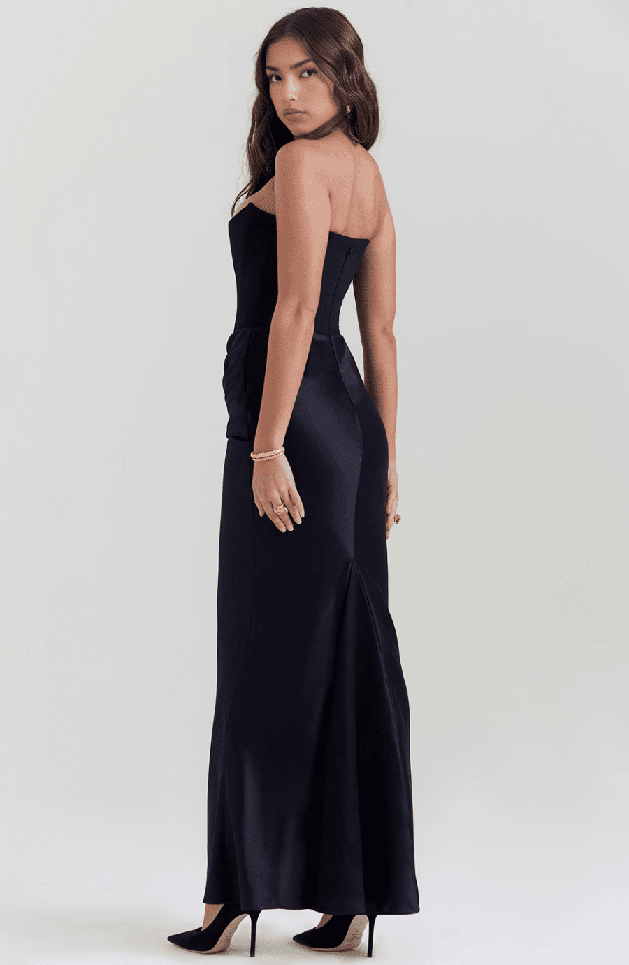 Eden | Polished Satin Gown in first_variant_option1 | Elegant Women&