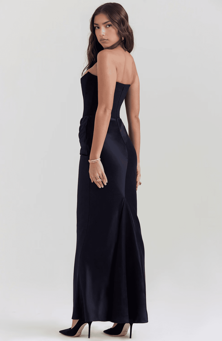 Eden | Polished Satin Gown in first_variant_option1 | Elegant Women&