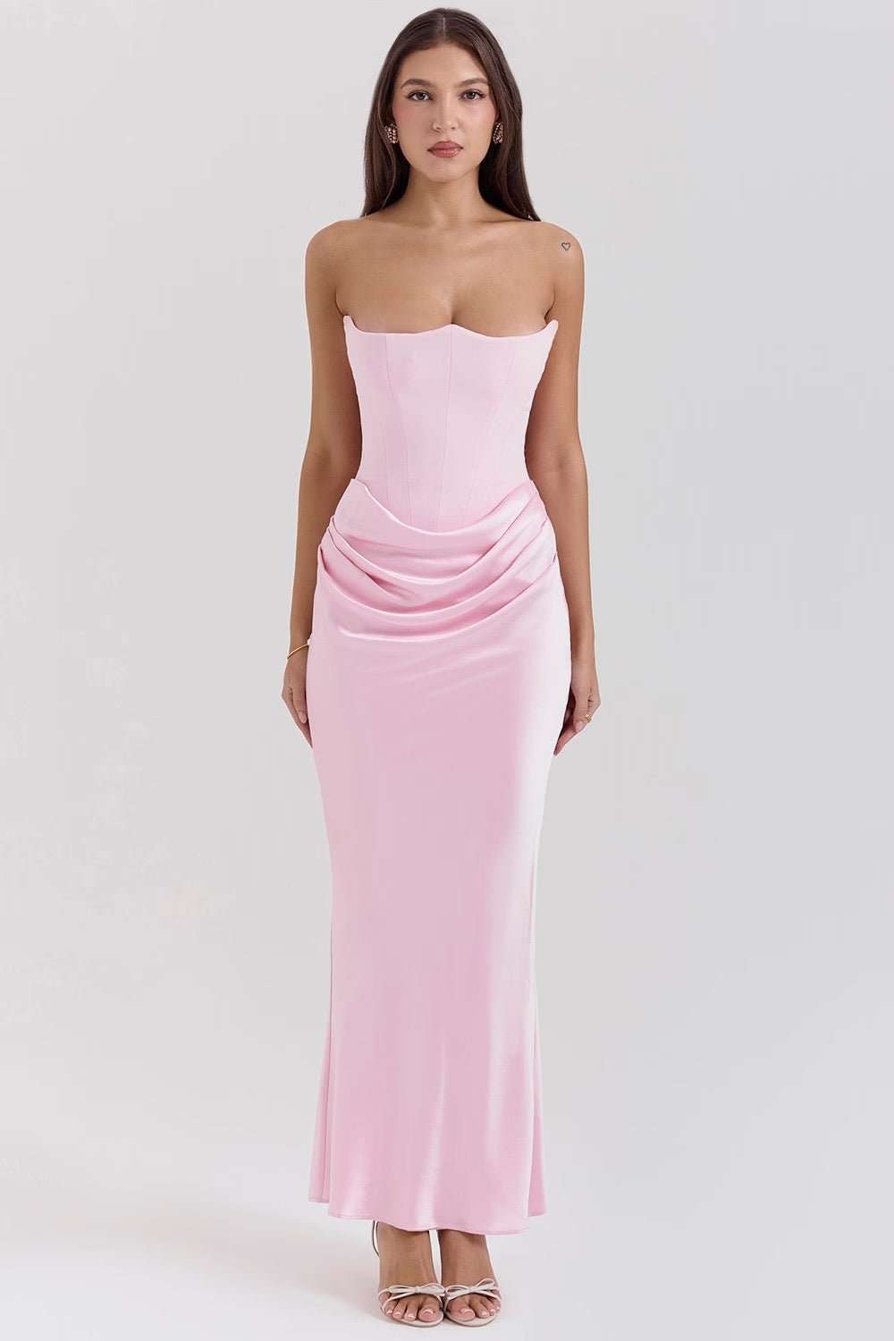Eden | Polished Satin Gown in first_variant_option1 | Elegant Women&