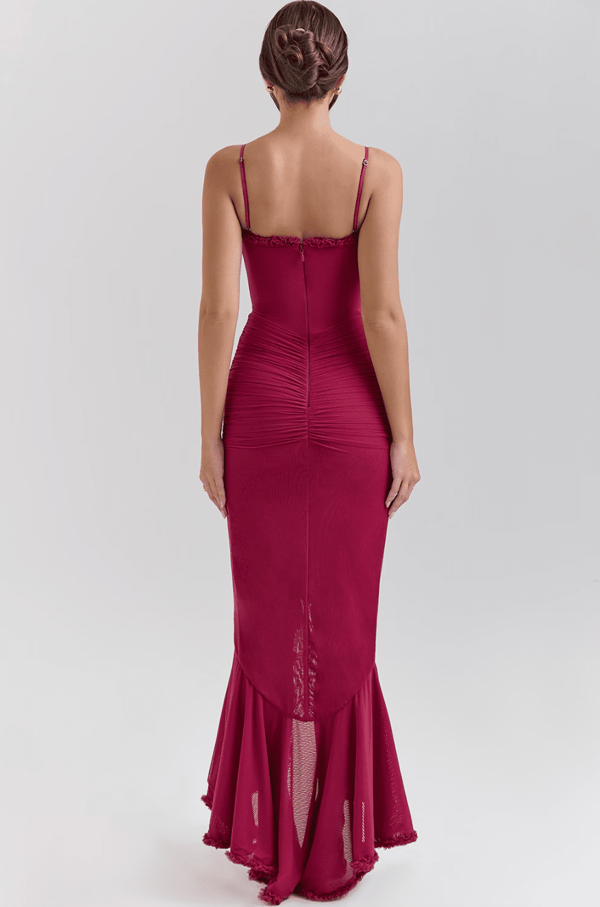 Edith | Charming Ruffled Gown in first_variant_option1 | Elegant Women&