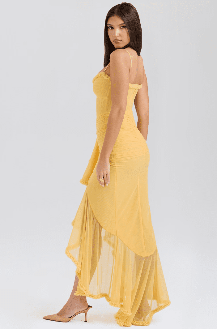Edith | Charming Ruffled Gown in first_variant_option1 | Elegant Women&