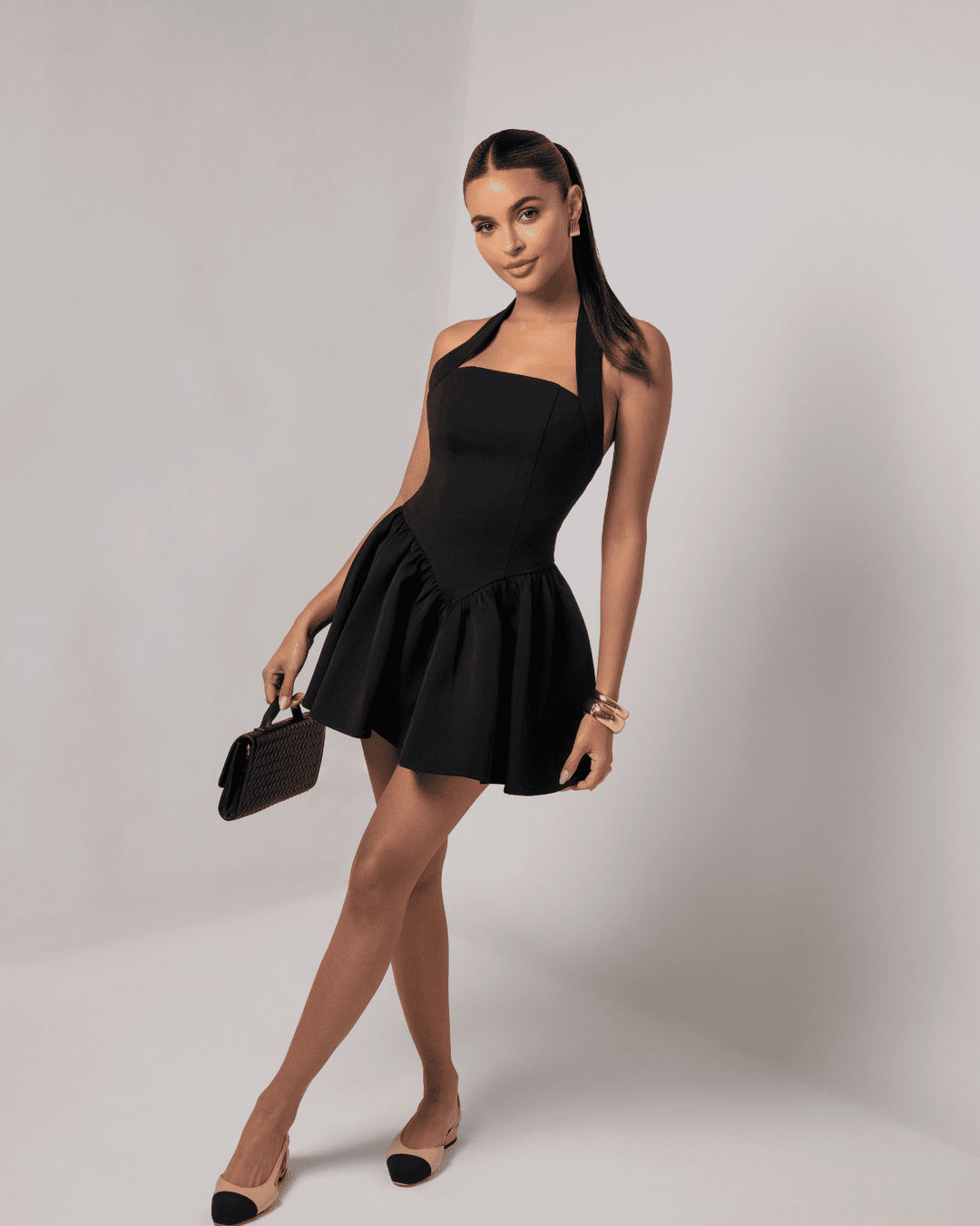 Eldra | Striking Cinched Dress in first_variant_option1 | Elegant Women&