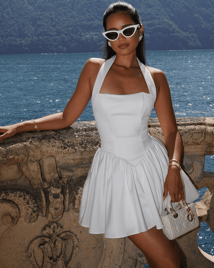 Eldra | Striking Cinched Dress in first_variant_option1 | Elegant Women&