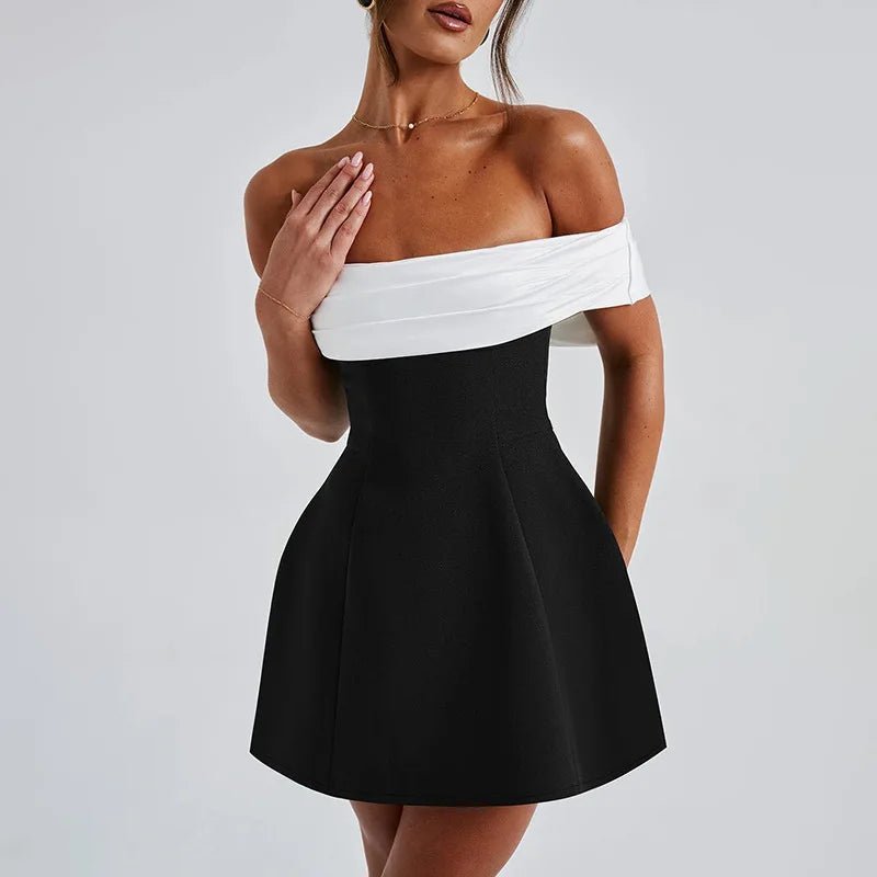 Elora | Elegant Off - shoulder Dress in first_variant_option1 | Elegant Women&