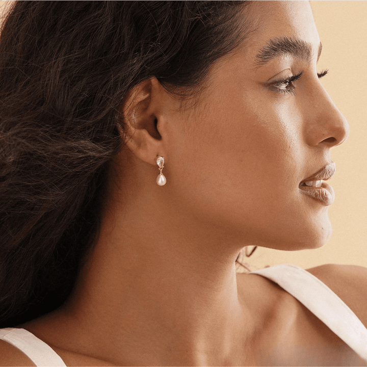 Elowen Pearl Earrings in first_variant_option1 | Elegant Women&