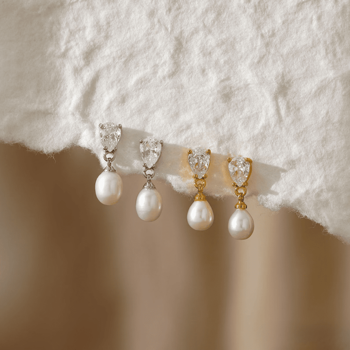 Elowen Pearl Earrings in first_variant_option1 | Elegant Women&
