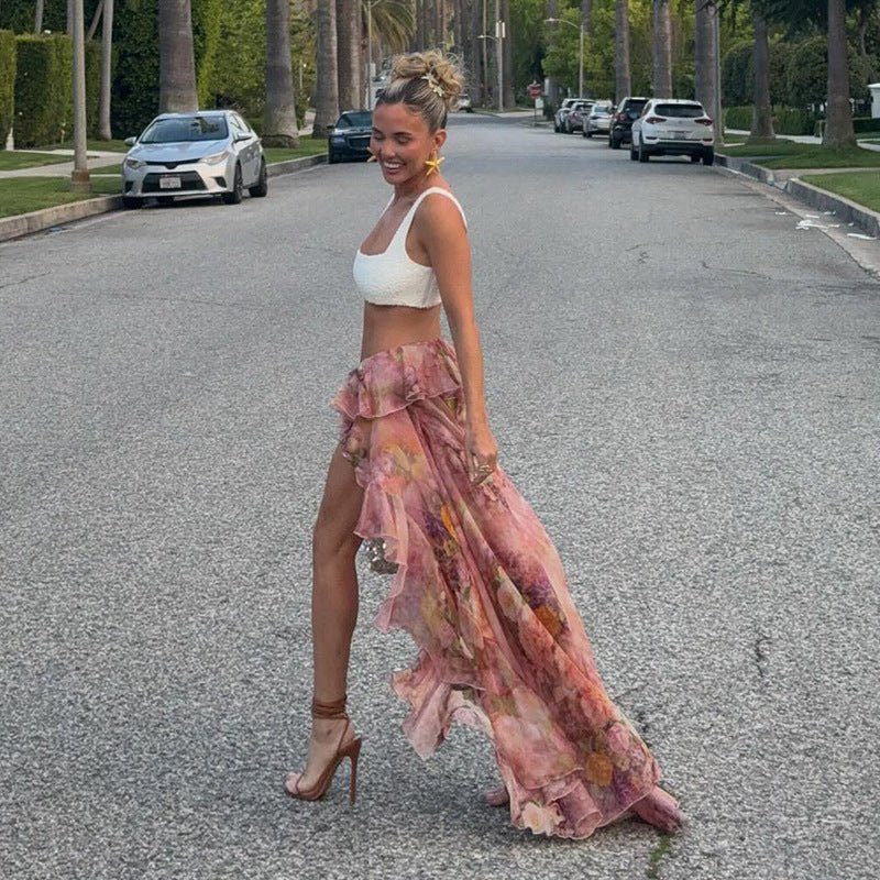 Elspeth | Romantic Floral Skirt in first_variant_option1 | Elegant Women&