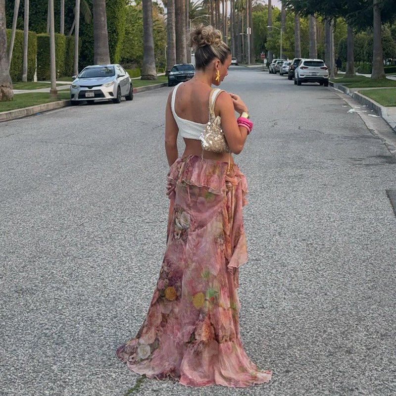 Elspeth | Romantic Floral Skirt in first_variant_option1 | Elegant Women&