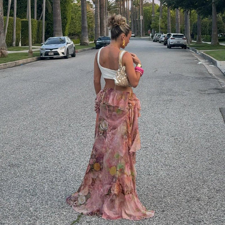 Elspeth | Romantic Floral Skirt in first_variant_option1 | Elegant Women&