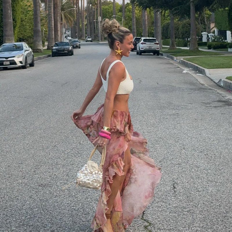 Elspeth | Romantic Floral Skirt in first_variant_option1 | Elegant Women&