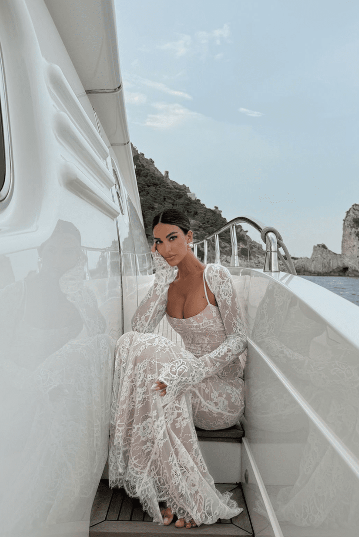 Elysia | Elegant Lace Dress in first_variant_option1 | Elegant Women&