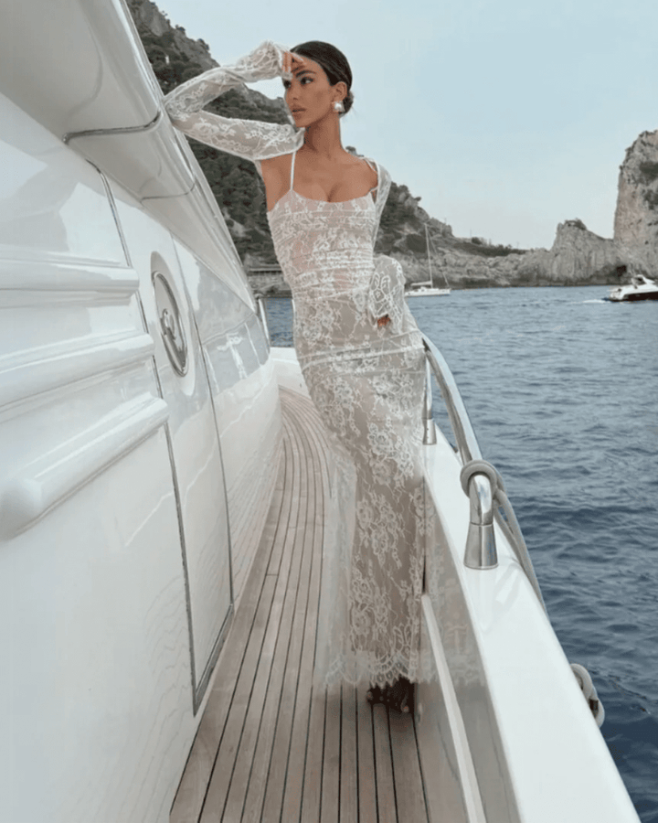 Elysia | Elegant Lace Dress in first_variant_option1 | Elegant Women&