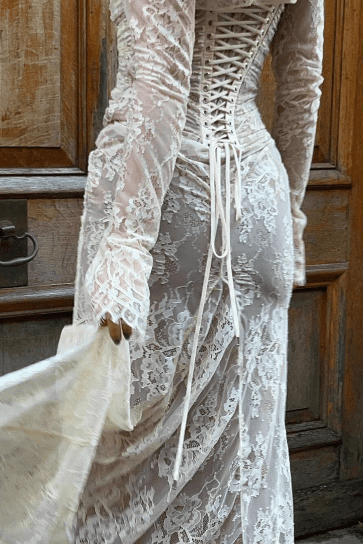 Elysia | Elegant Lace Dress in first_variant_option1 | Elegant Women&