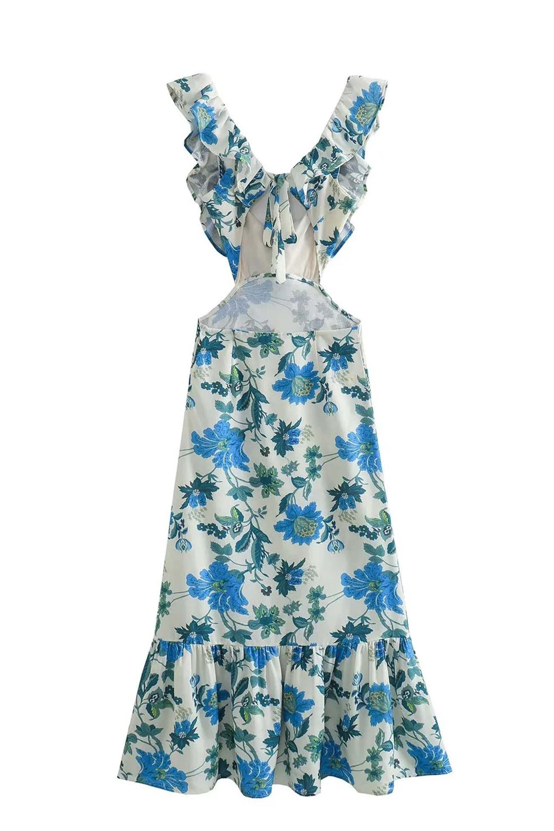 Ember | Floral Ruffle Dress in first_variant_option1 | Elegant Women&