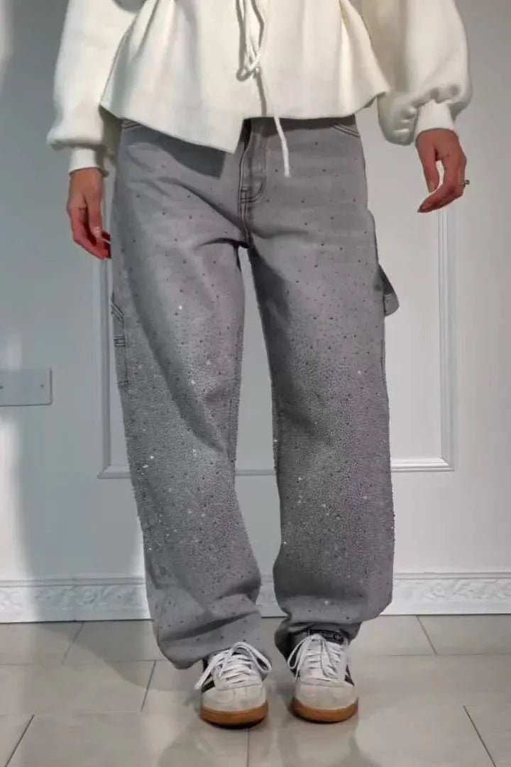 Emersyn | Oversized Sparkly Denim in first_variant_option1 | Elegant Women&