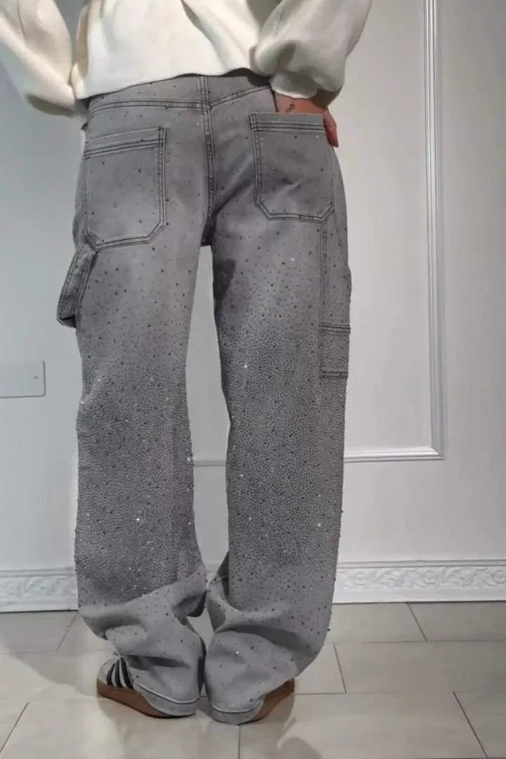 Emersyn | Oversized Sparkly Denim in first_variant_option1 | Elegant Women&