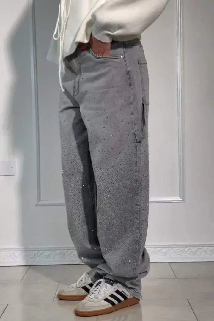 Emersyn | Oversized Sparkly Denim in first_variant_option1 | Elegant Women&