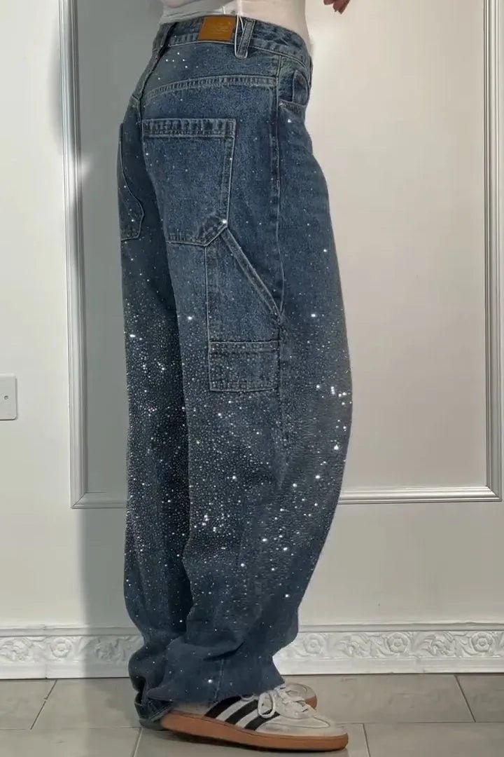 Emersyn | Oversized Sparkly Denim in first_variant_option1 | Elegant Women&