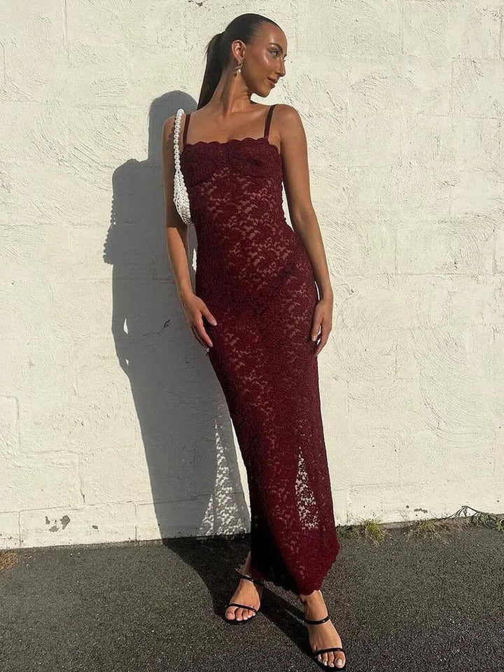 Esmeralda | Bodycon Lace Dress in first_variant_option1 | Elegant Women&
