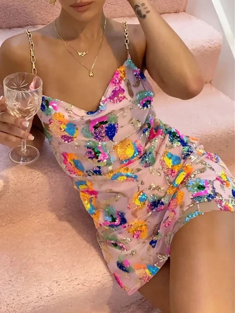 Estelle | Vibrant Glam Dress in first_variant_option1 | Elegant Women&