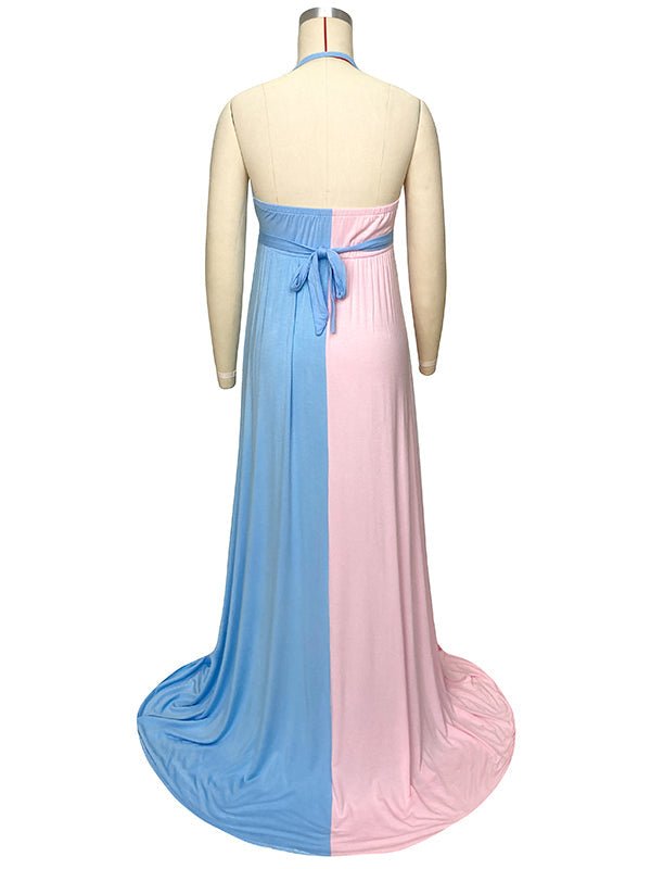 Freya | Split Tone Maternity Maxi Dress
