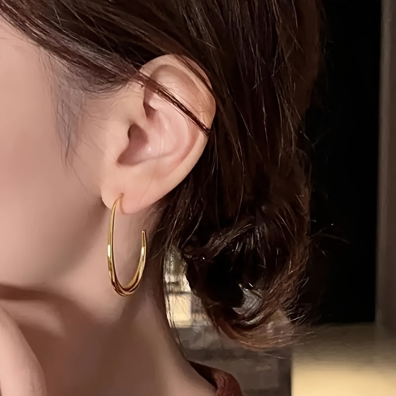 Calla | Open Hoop Earrings