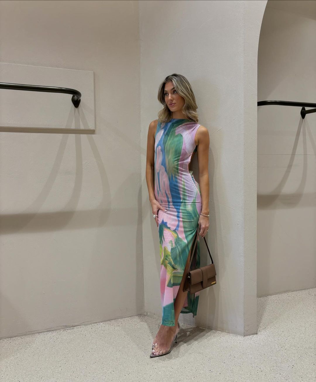 Fallon | Tropical Fitted Dress in first_variant_option1 | Elegant Women&