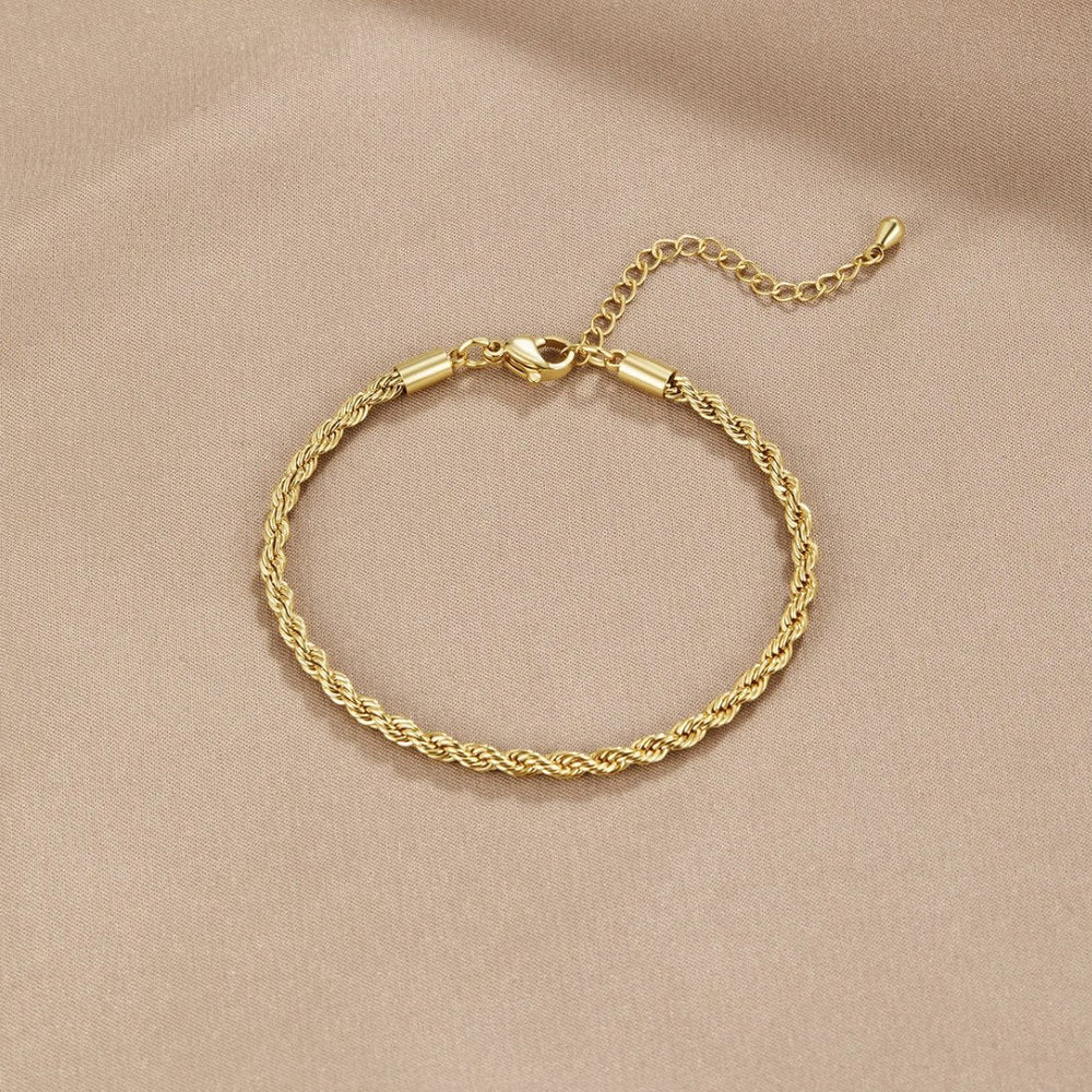 Fanchea | Twisted Rope Bracelet in first_variant_option1 | Elegant Women's Dress - Maeve The Label