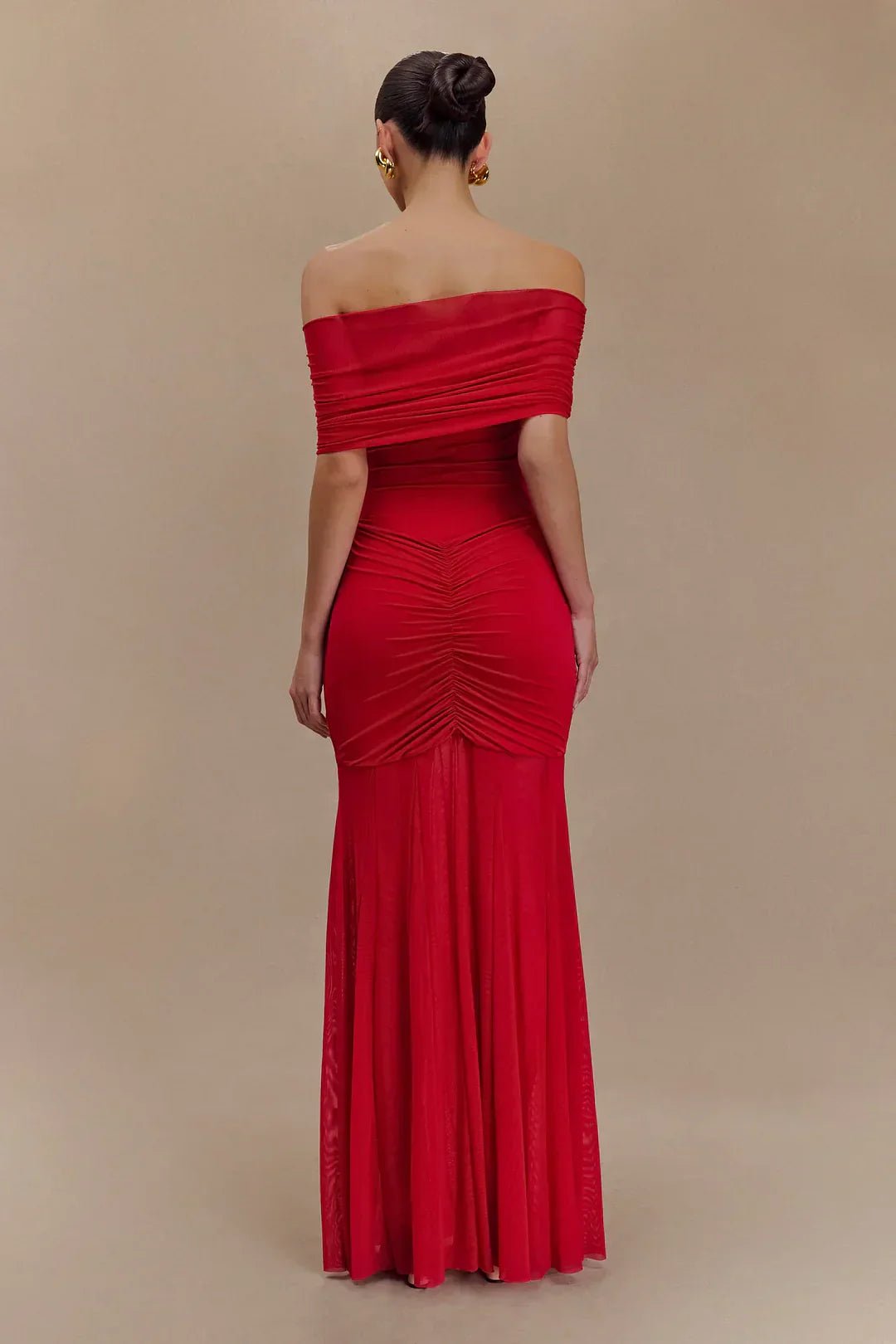 Flora | Elegant Draped Gown in first_variant_option1 | Elegant Women&