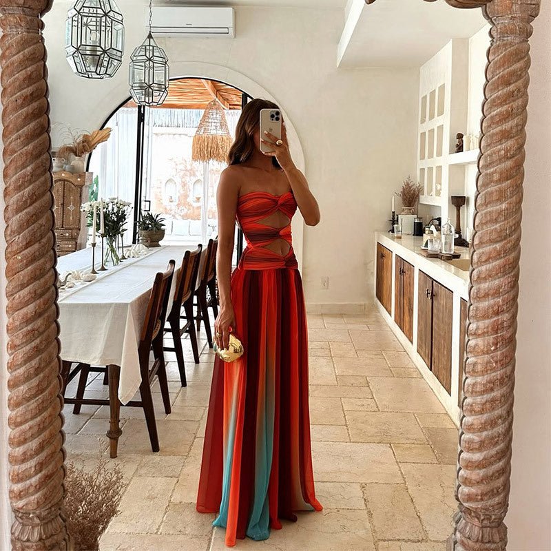 Florence | Strapless Maxi Dress in first_variant_option1 | Elegant Women&
