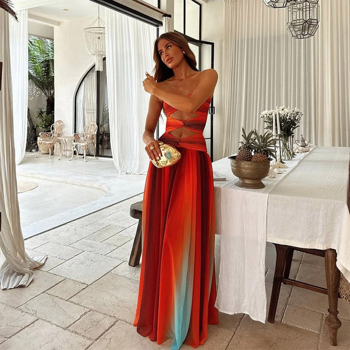 Florence | Strapless Maxi Dress in first_variant_option1 | Elegant Women&