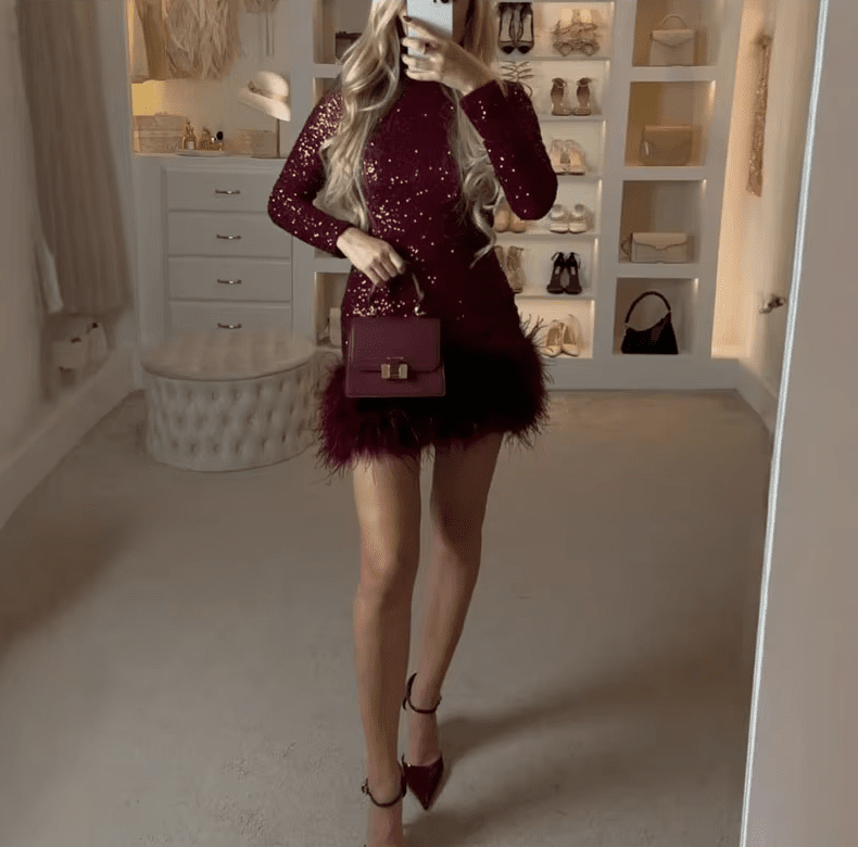 Frida | Glamorous Party Dress in first_variant_option1 | Elegant Women&