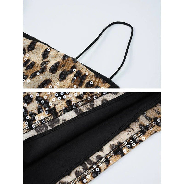 Gabriela | Leopard Sequin Dress in first_variant_option1 | Elegant Women&