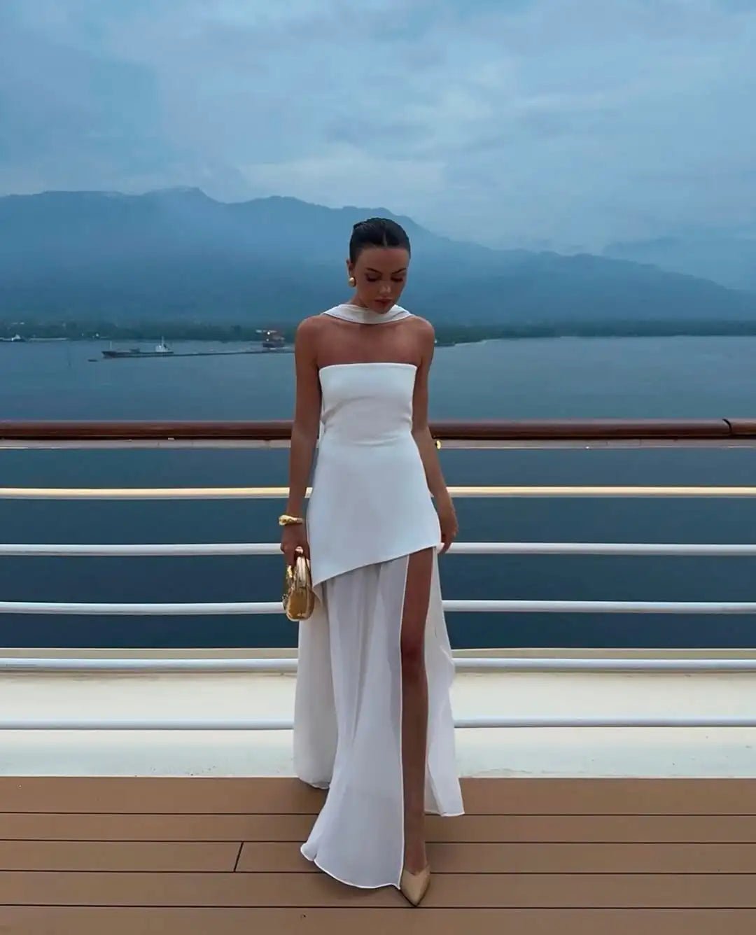 Georgia | Elegant Layered Gown in first_variant_option1 | Elegant Women&