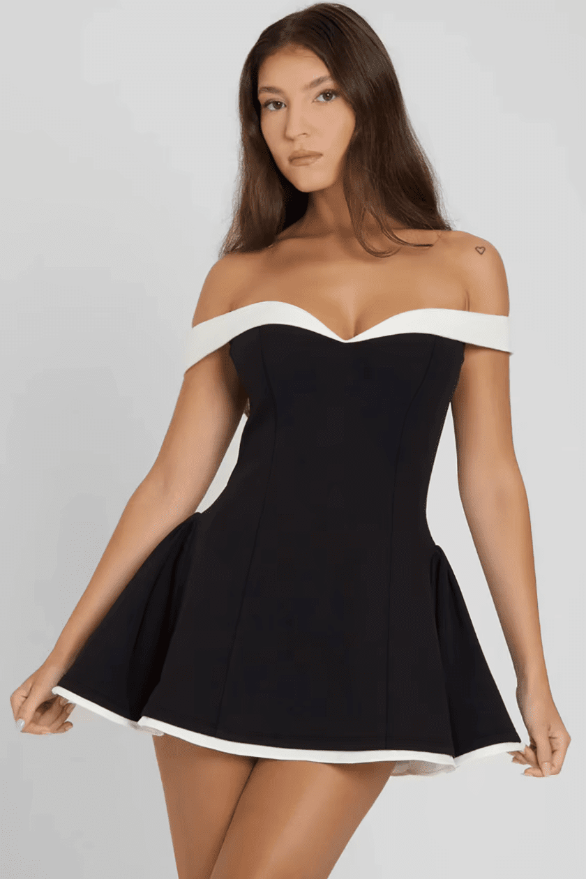 Gianna | Elegant Off - Shoulder Dress in first_variant_option1 | Elegant Women&