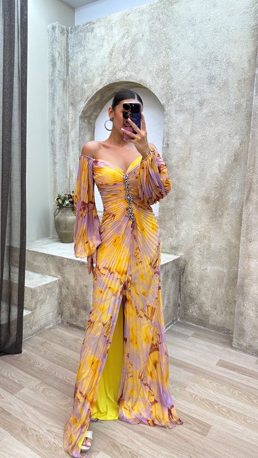 Gisselle | Elegant V - Neck Dress in first_variant_option1 | Elegant Women&