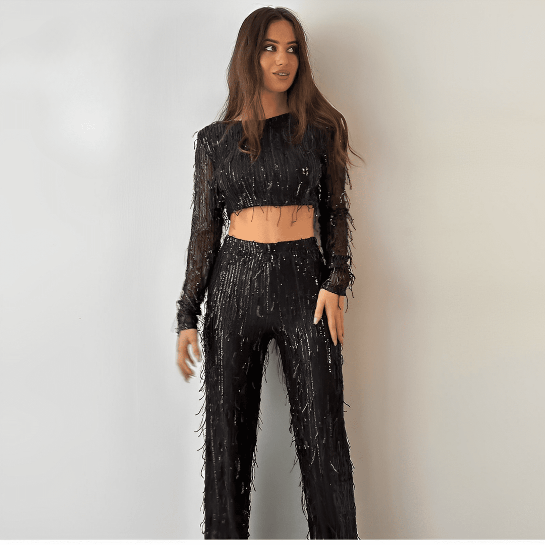 Greta | Glistening Embellished Set in first_variant_option1 | Elegant Women&
