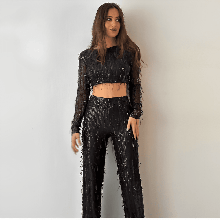 Greta | Glistening Embellished Set in first_variant_option1 | Elegant Women&