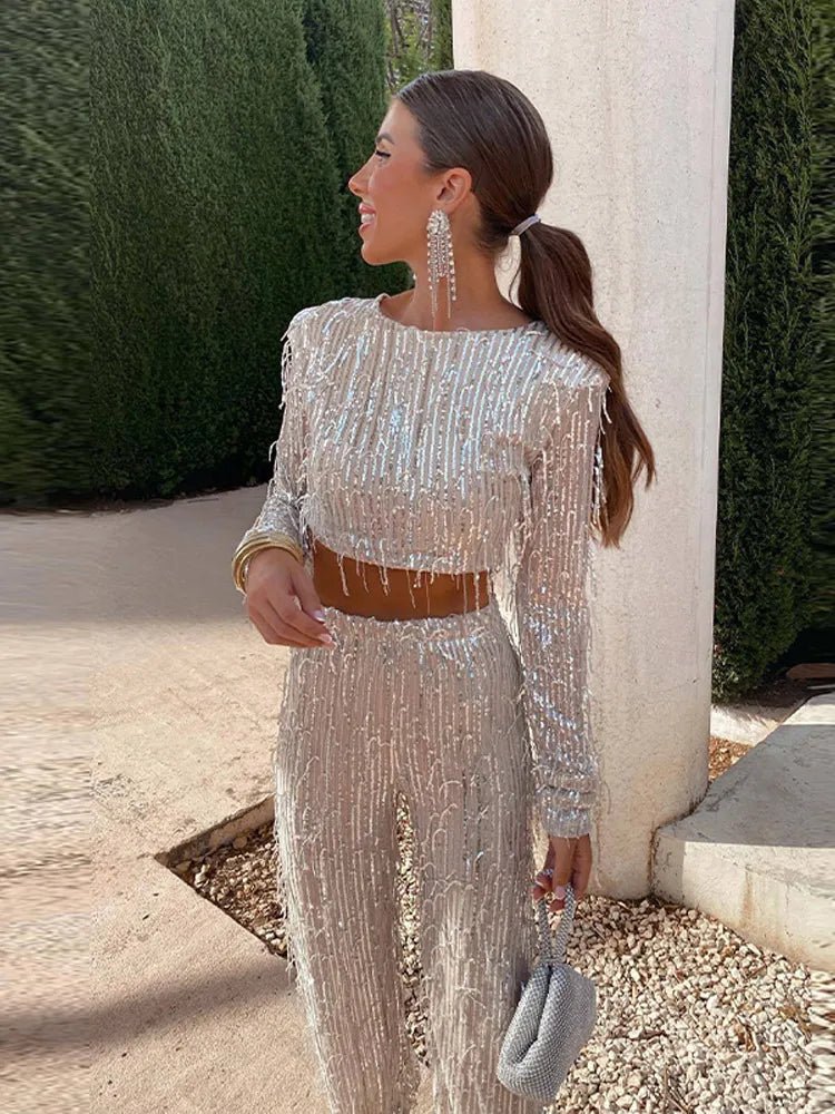 Greta | Glistening Embellished Set in first_variant_option1 | Elegant Women&