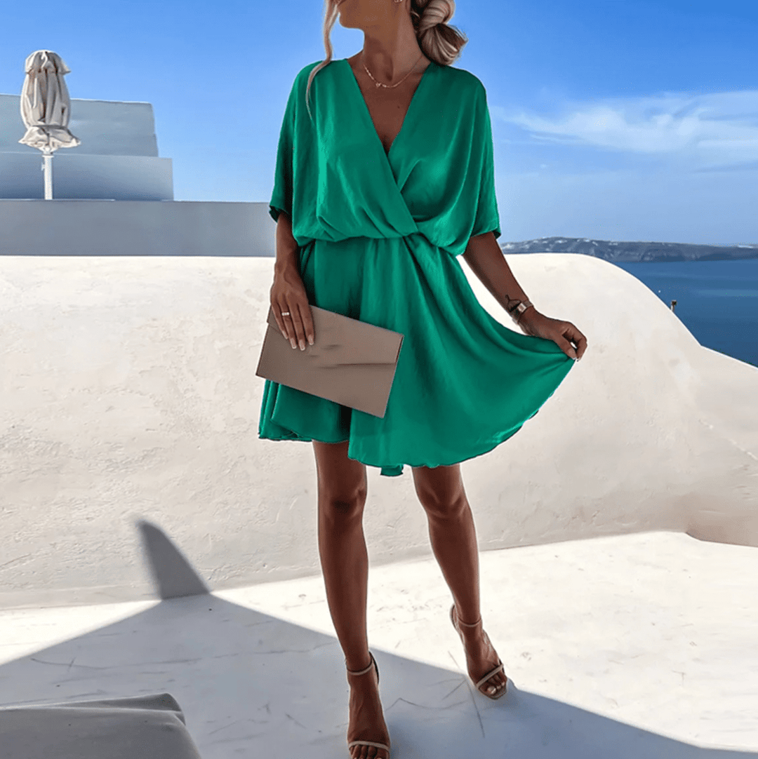 Gretha | Twist Mini Dress in first_variant_option1 | Elegant Women&