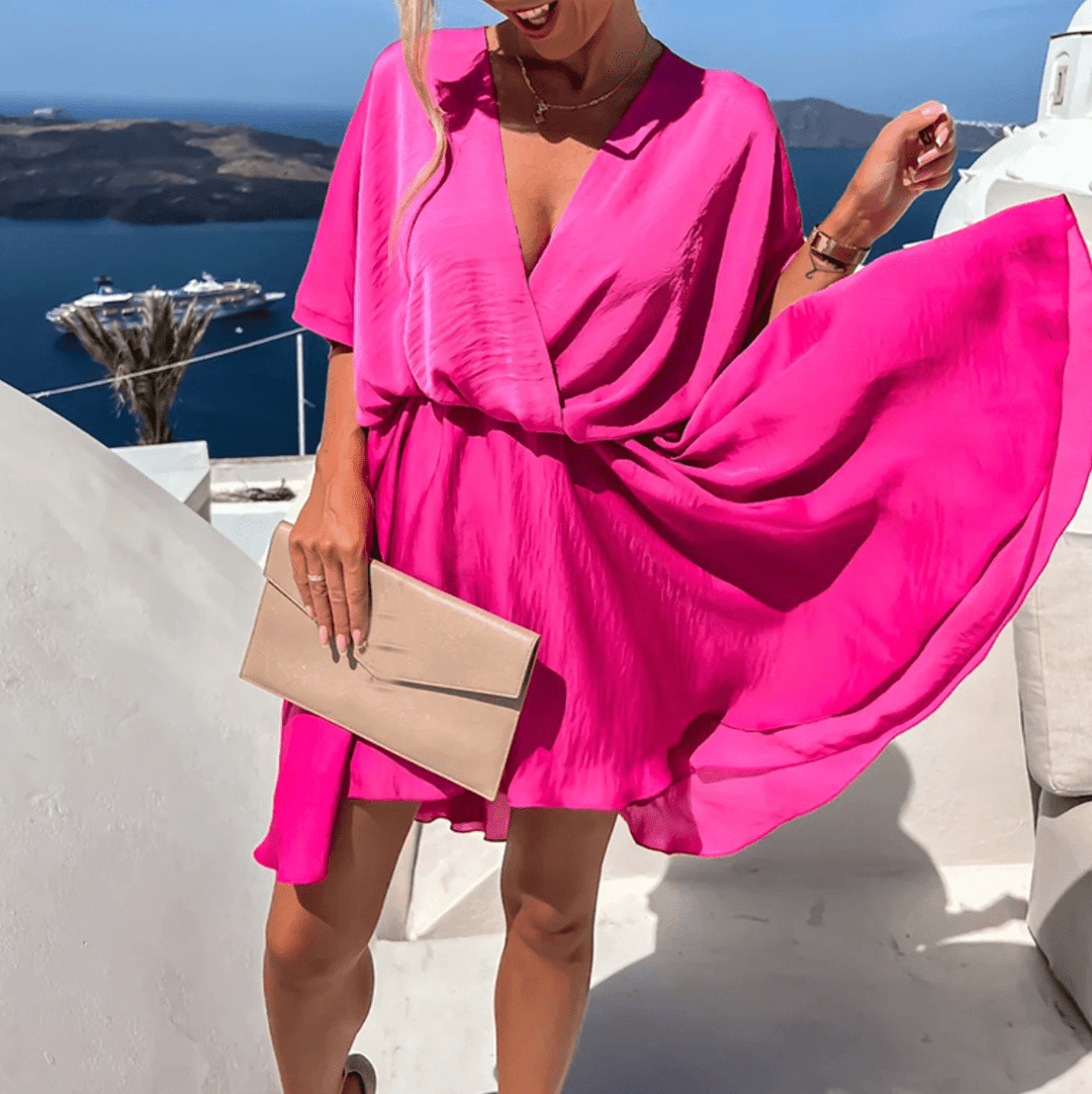 Gretha | Twist Mini Dress in first_variant_option1 | Elegant Women&