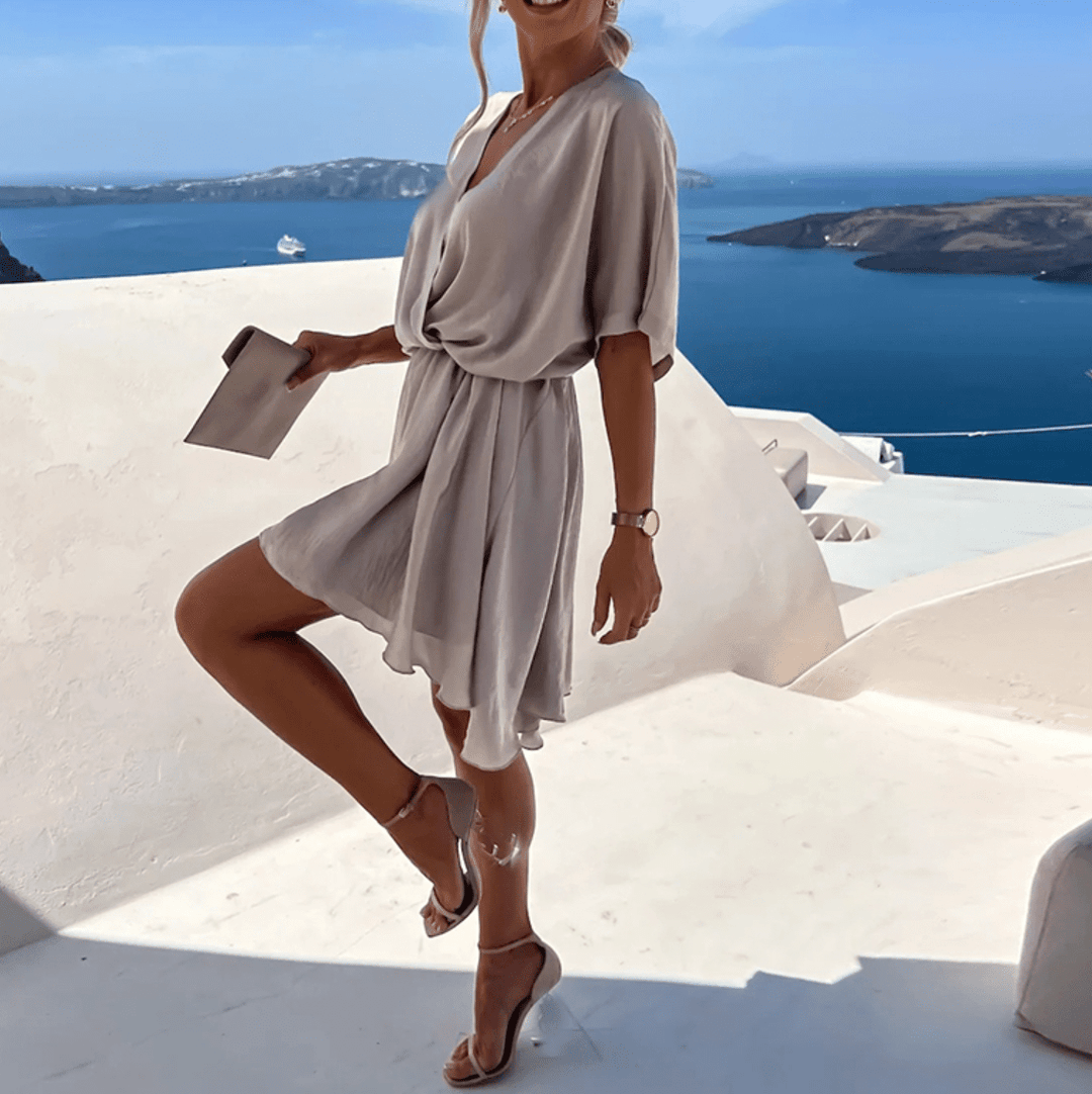 Gretha | Twist Mini Dress - Maeve | The Label