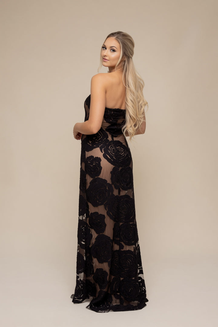 Cassiane | Sheer Floral Dress