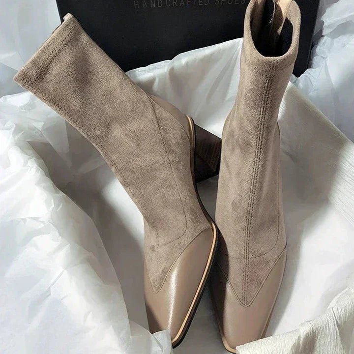 Gwendolyn | Stylish Suede Boots in first_variant_option1 | Elegant Women&