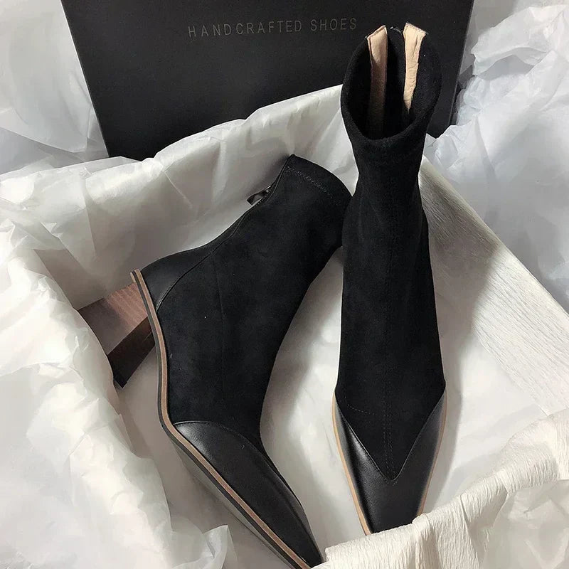 Gwendolyn | Stylish Suede Boots in first_variant_option1 | Elegant Women&