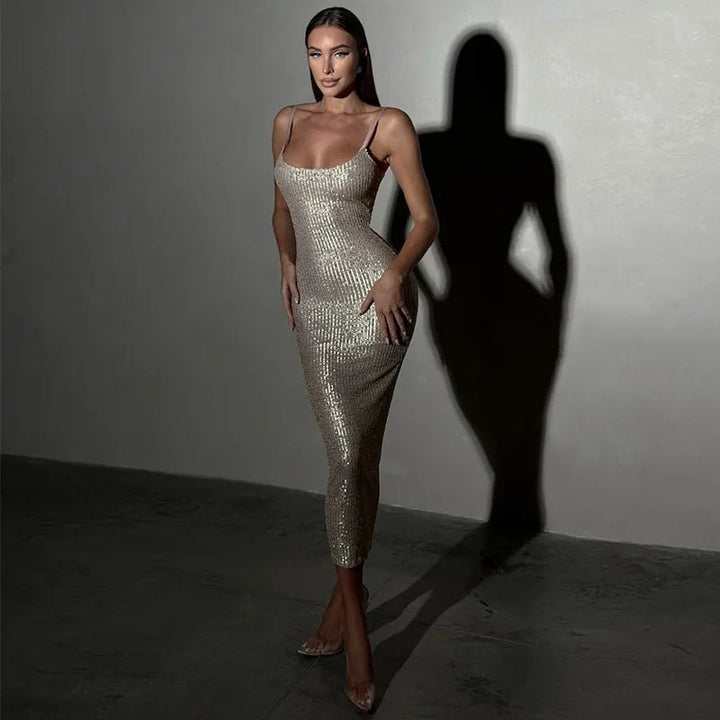 Halo | Dazzling Party Dress in first_variant_option1 | Elegant Women&
