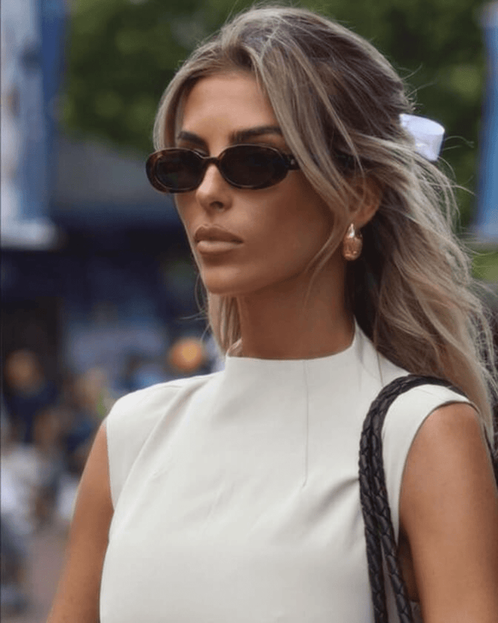 Hecate | Trendy Oval Sunglasses in first_variant_option1 | Elegant Women&