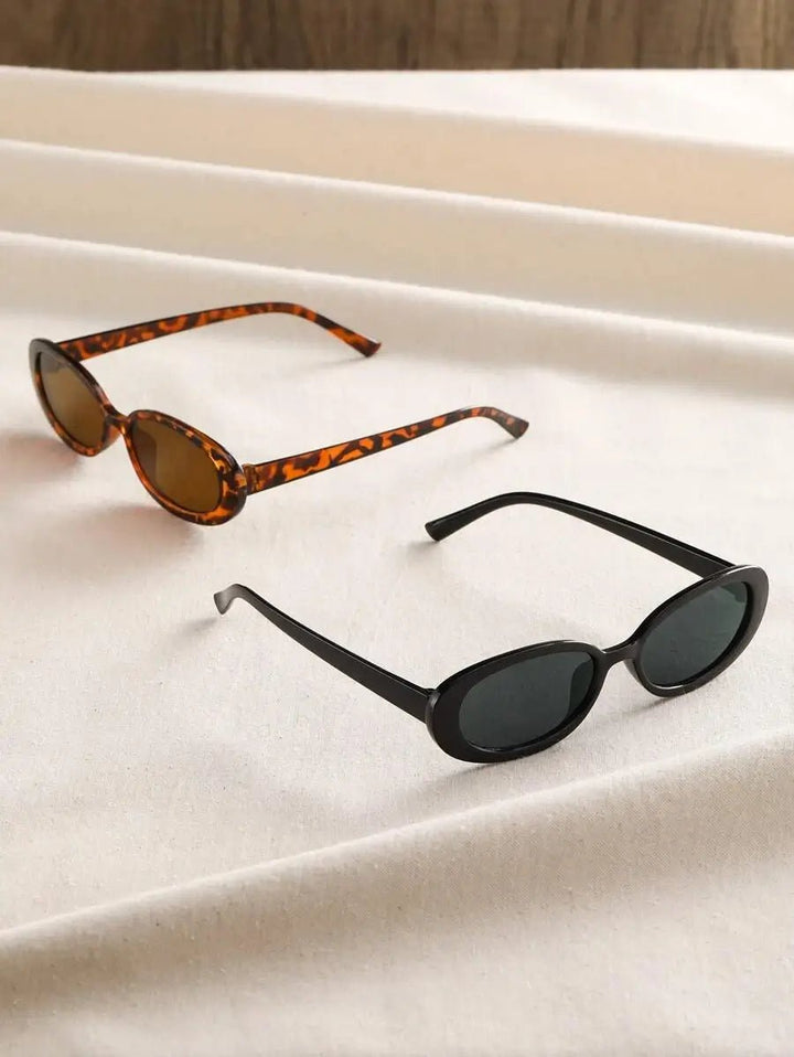 Hecate | Trendy Oval Sunglasses in first_variant_option1 | Elegant Women&